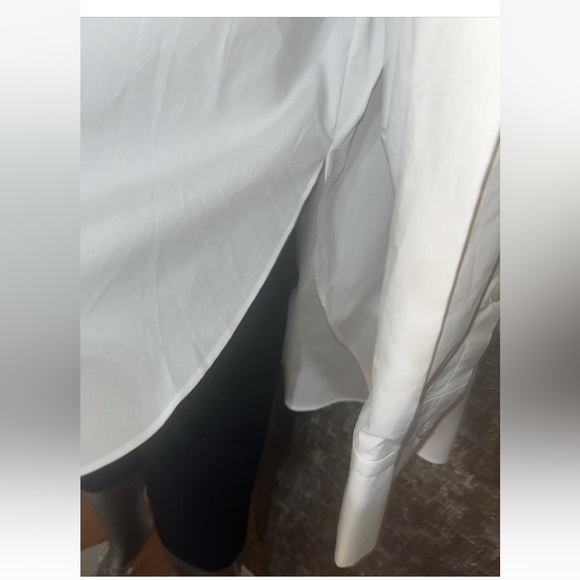 Marina Rinaldi Sport White Cotton Casacca (Tunic) US Size 20 New - Picture 5 of 11